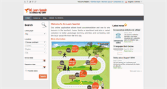 Desktop Screenshot of golearnspanish.com